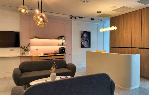 Lounge-ul Esendis — clinica ESENDIS